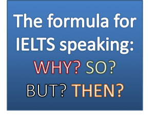 Giving longer answers in IELTS speaking